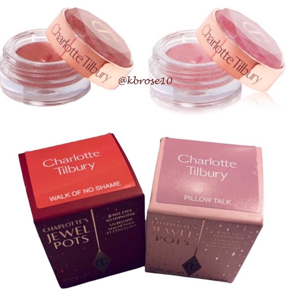New in Box Charlotte Tilbury Jewel Eyes To Hypnotize Cream Eyeshadow Pillow Talk - Picture 11 of 15